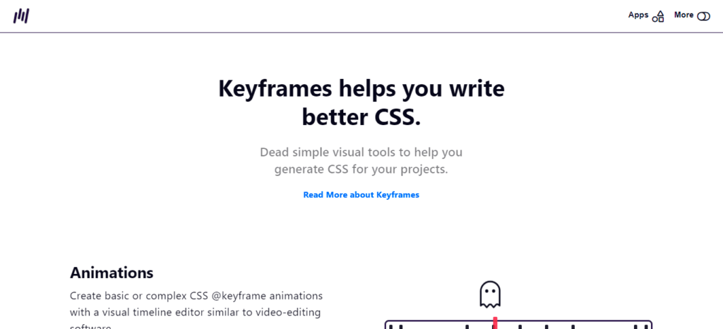 Keyframes main page